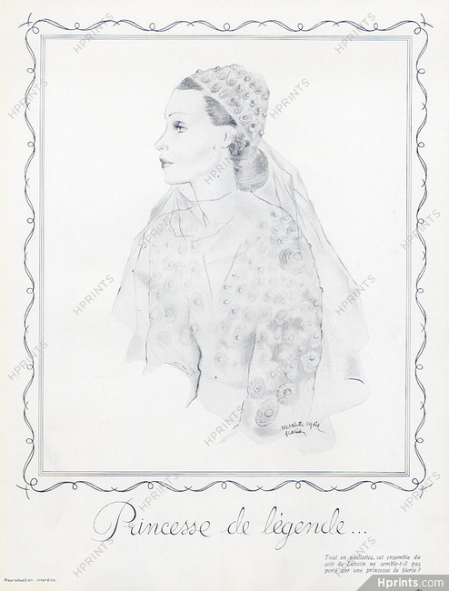 Jeanne Lanvin (Couture) 1936 Mariette Lydis