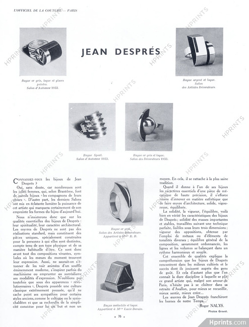 Jean Després (Jewels) 1934