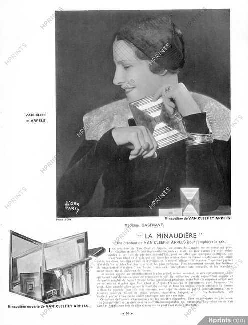 La Minaudière, 1934 - Van Cleef & Arpels Mrs Casenave, Photo Madame D'Ora