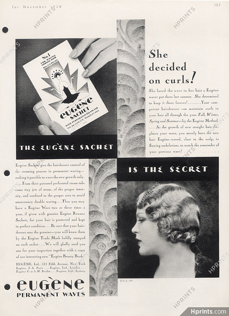 Eugene (Hair Care) 1930