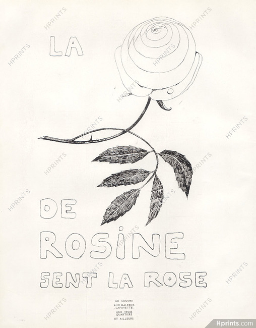 Rosine (Perfumes) 1914 La Rose de Rosine sent la Rose
