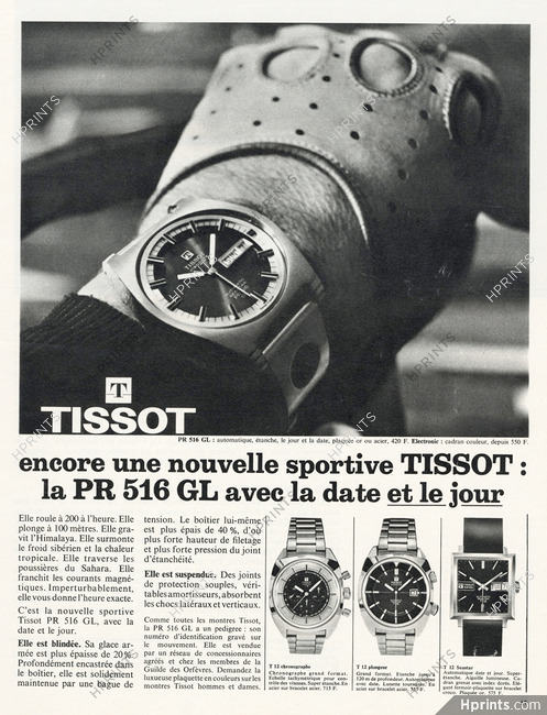 Tissot (Watches) 1969 PR 516 GL