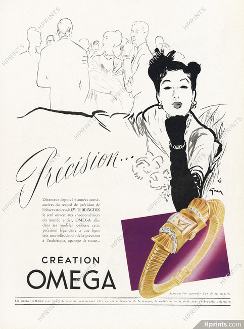 Omega 1947 René Gruau (L)