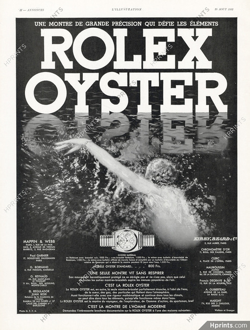 Rolex (Watches) 1932 Oyster Imperial, Swimmer