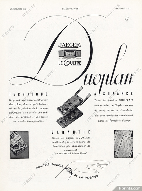 Jaeger & leCoultre 1935 Duoplan