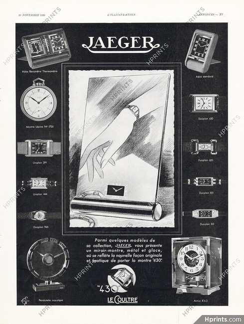 Jaeger-leCoultre 1935 Watches Small Clock