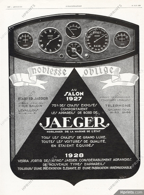 Jaeger 1928 Noblesse Oblige