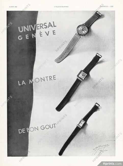 Universal (Watches) 1939 Photo C.G.George, Geneve (L)