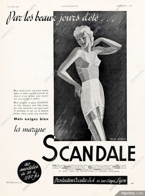 Scandale 1936 Bra Girdle M.S de Saint Marc