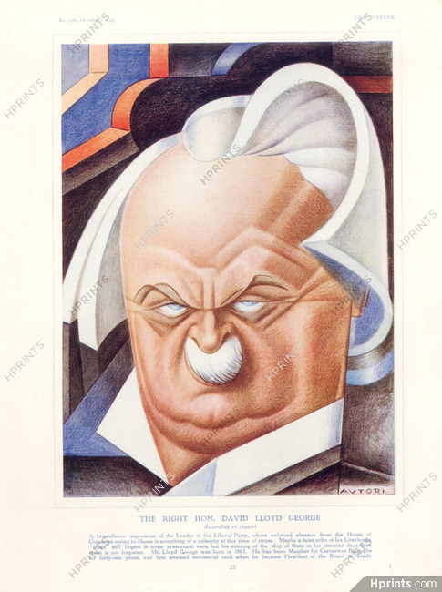 Autori 1931 David Lloyd George, Caricature