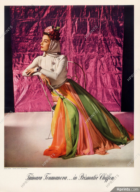 Tamara Toumanova (Russian Dancer) 1942 Germaine Monteil, Paul Flato, John Rawlings