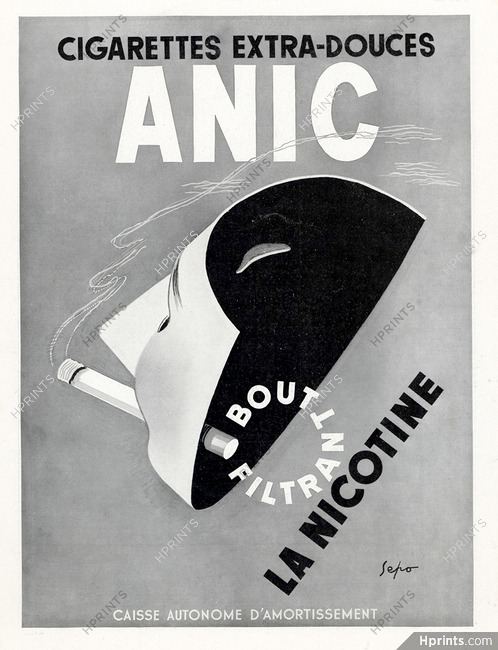 Cigarettes Anic 1938 Sepo