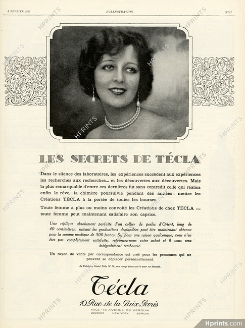 Técla (Pearls) 1927