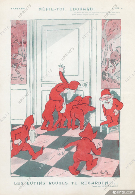 Hervé Baille 1925 Les Lutins Rouges