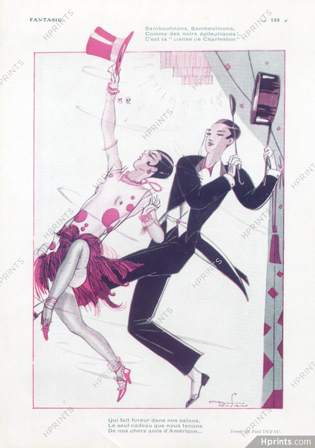 Paul Dufau 1925 Charleston Dancers