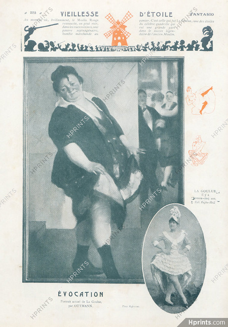 La Goulue 1925 Danseuse au Moulin Rouge