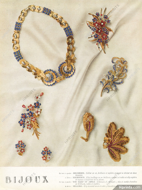 Boucheron, Mauboussin, Van Cleef & Arpels, Mellerio Dits Meller 1942