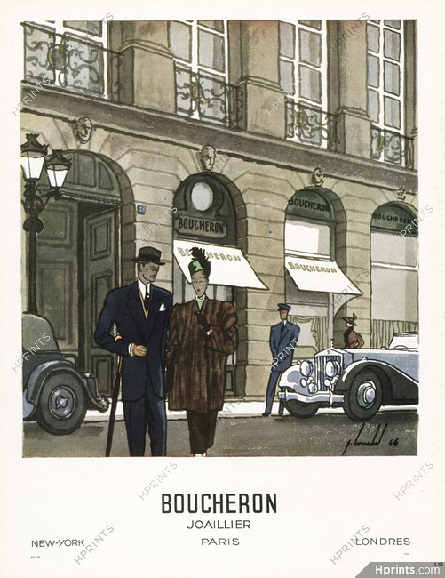 Boucheron 1946 Shop Window, Place Vendôme, Paris, Pierre Louchel