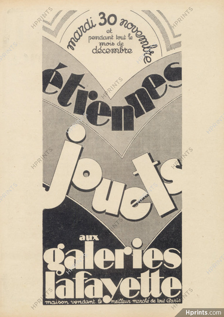 Galeries Lafayette 1926 Toys