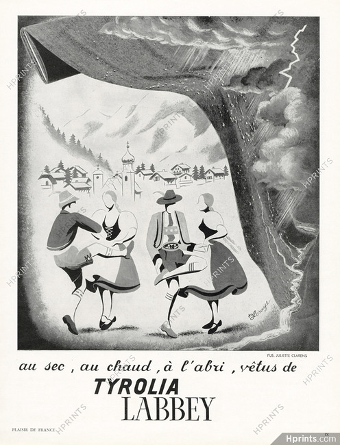Labbey 1951 Tyrolia, S.N. Lesage