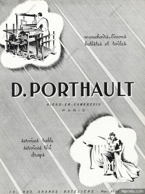 D. Porthault 1941 Rieux-en-Cambrésis