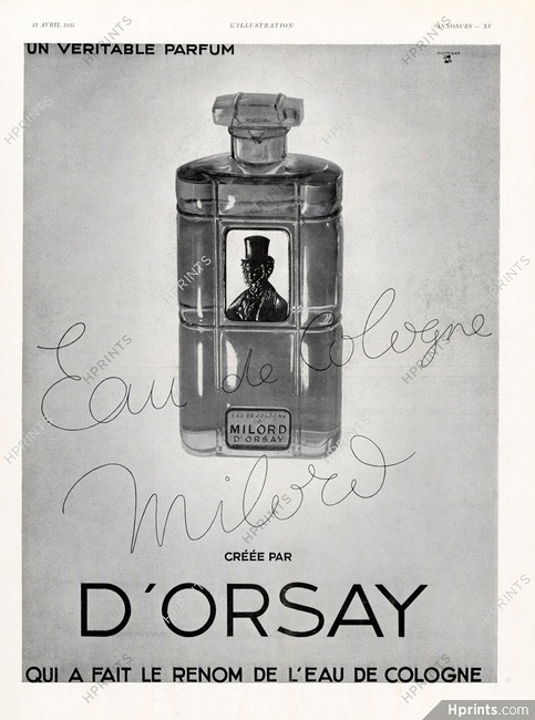 D'Orsay 1935 Eau de Cologne Milord