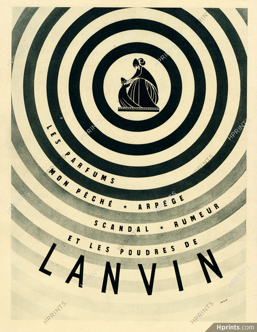 Lanvin (Perfumes) 1936 Arpège, Rumeur, Mon Péché