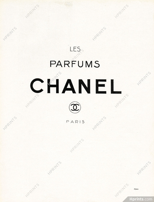 Chanel (Perfumes) 1946 Les Parfums, Label