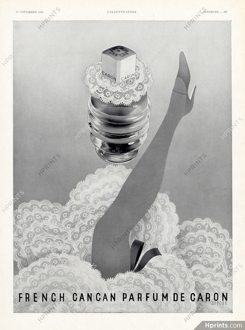 Caron (Perfumes) 1938 French Cancan