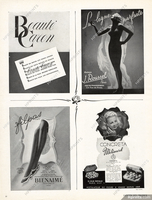 Caron (Cosmetics) 1943 Beauté