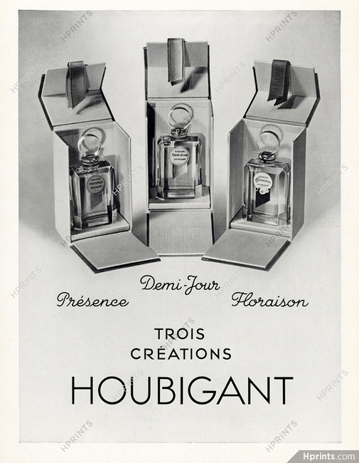 Houbigant 1938 Présence, Demi-Jour, Floraison