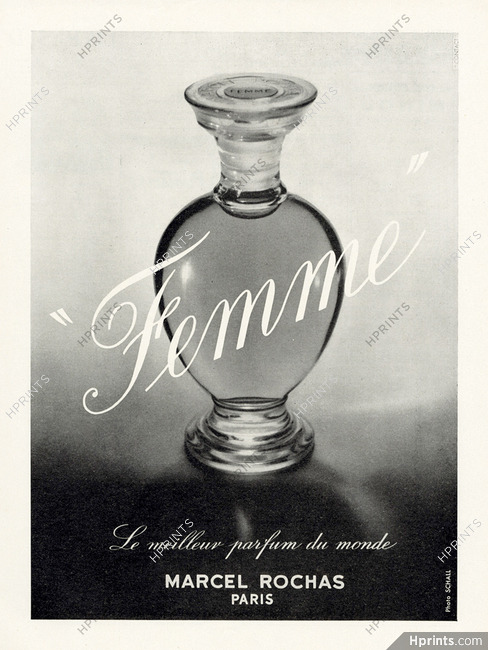 Marcel Rochas (Perfumes) 1953 Femme (L)