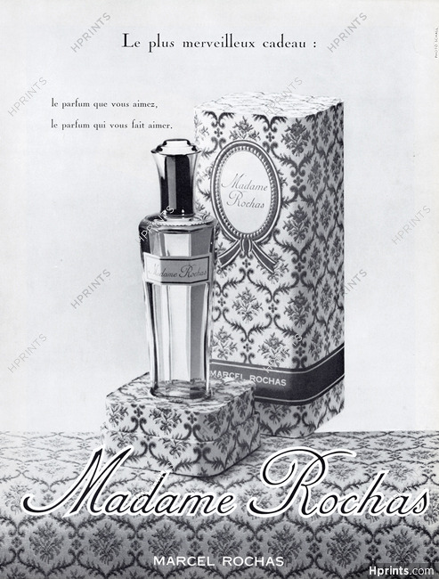 Marcel Rochas (Perfumes) 1962 Madame Rochas