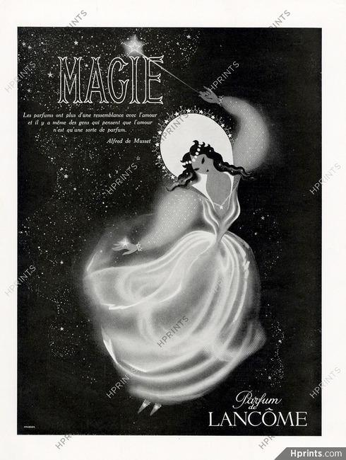 Lancôme (Perfumes) 1950 Magie, Alfred de Musset (L)