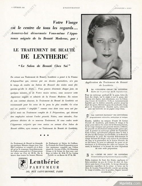 Lenthéric (Cosmetics) 1931