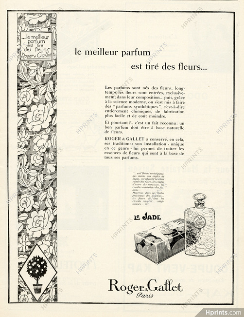 Roger & Gallet (Perfumes) 1925 Le Jade