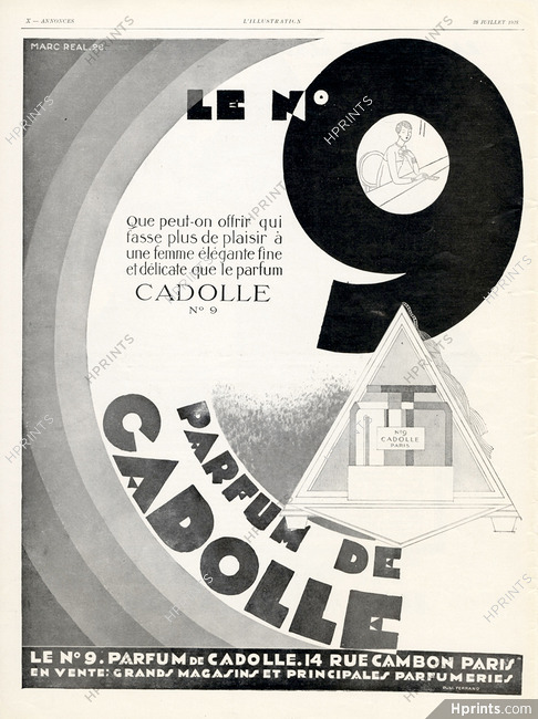 Cadolle (Perfumes) 1928 N°9 Marc Real (L)