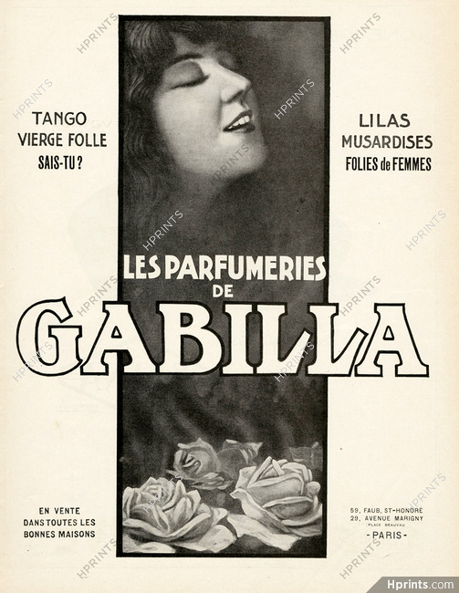 Gabilla (Perfumes) 1924