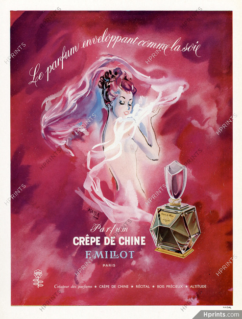 Millot (Perfumes) 1947 Crêpe de Chine, Massa (L)