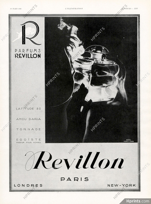 Revillon (Perfumes) 1936 Photo Agneta Fischer