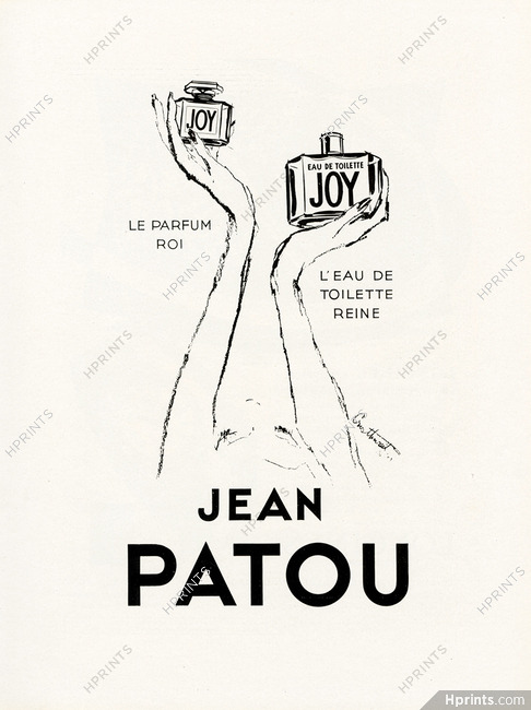 Jean Patou (Perfumes) 1954 Joy, Irwin Crosthwait (L)