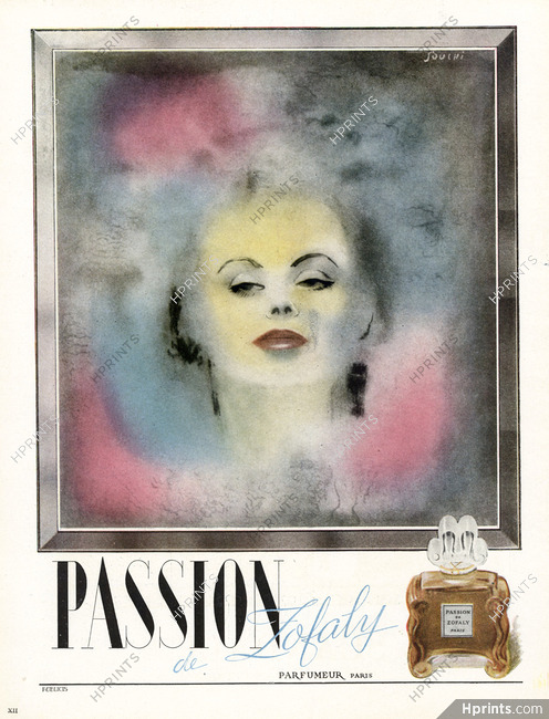 Zofaly (Perfumes) 1946 Passion, Simone Souchi