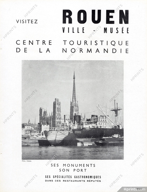 Rouen Ville - Musée 1948 Phot. Ellebé