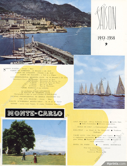 Monte Carlo 1957 Saison 57-58