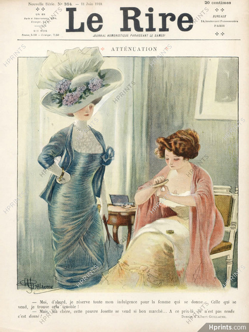 Albert Guillaume 1910 Elegants