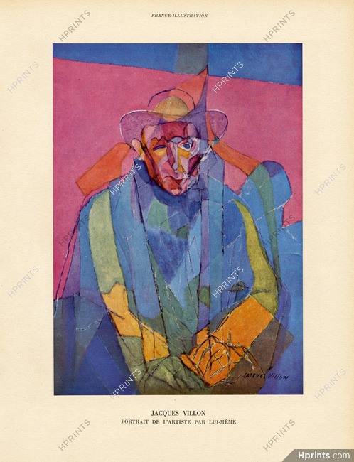 Jacques Villon (Gaston Duchamp) 1954 Autoportrait