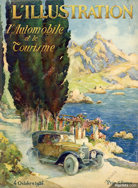 Mossa 1924 L'Illustration, L'Automobile et le Tourisme