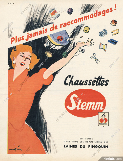 Stemm 1953 René Gruau (colored version)