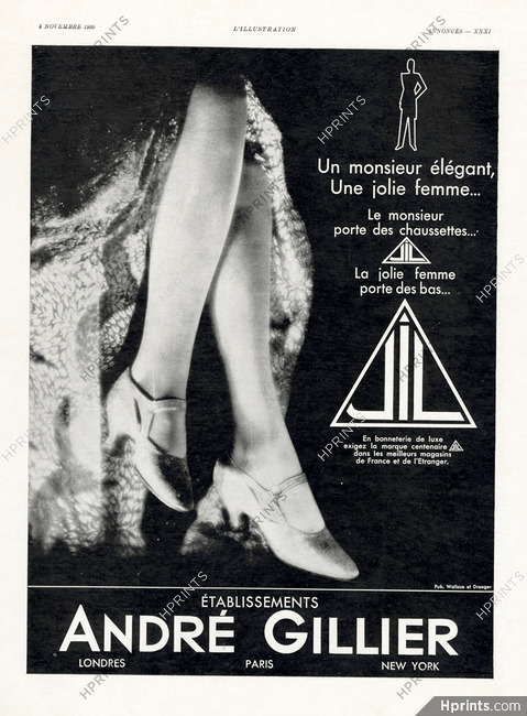 JIL André Gillier 1930 (Version monsieur élégant)