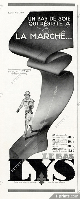 LYS (Hosiery, Stockings) 1931